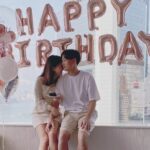 16” Happy Birthday 掛牆鋁膜字母：圖片 3