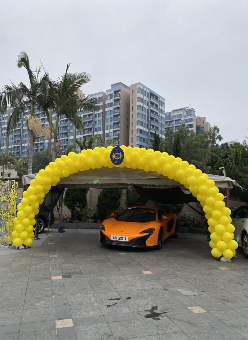 3m-Tall Balloon Arch Decoration - 3米高氣球拱門佈置