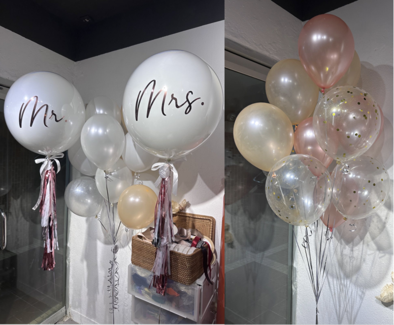 Apricot Wedding Set – 婚禮氣球組合：圖片 5