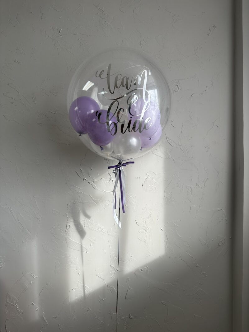 Lavender Field Bridal Shower Set  – 「薰」告別單身派對氣球組合：圖片 5